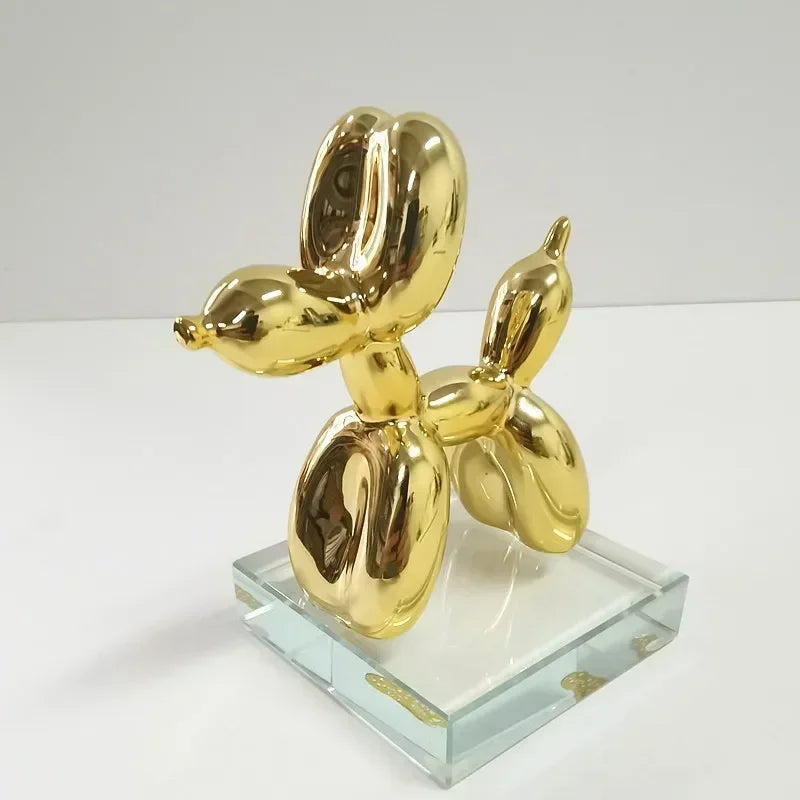 Hjemix | Nordisk Ballonghund Skulptur Harpiks Dyreskulptur Kunst Skulpturer og Figurer Håndverk Hjem Innredning Rom Desktop Tilbehør