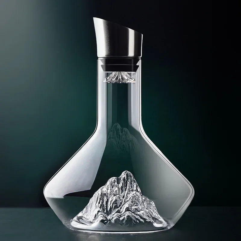 Hjemix | 1500ml Iceberg Decanter Kreativ blyfri krystallmateriale luksus høy-kvalitets hjem rødvin vin distributør karaffel vin mugge