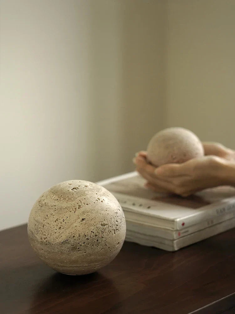 Hjemix | Naturlig Stein Marmor Dekorativ Ball