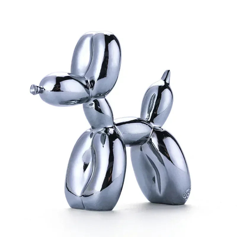 Hjemix | Nordisk Ballonghund Skulptur Harpiks Dyreskulptur Kunst Skulpturer og Figurer Håndverk Hjem Innredning Rom Desktop Tilbehør