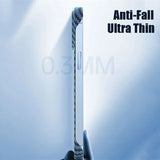 Hjemix | Ultra tynn karbonfiber magnetisk etui for iPhone 16 15 ProMax 14 Plus 13 12 11 Pro Max Magsafe trådløs lading uten ramme deksel