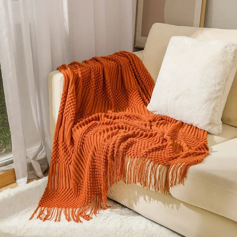Hjemix | Nordic Style Dick Strikket Teppe