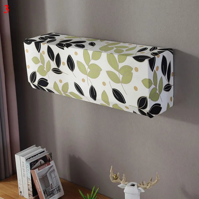 Hjemix | Polar Fleece Klimaanlegg dekning: Veggmontert anti-støv beskyttelse, lett å rengjøre polyester AC dekning for husholdningsbruk