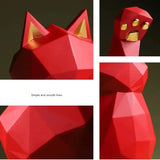 Hjemix | Nordisk Minimalisme Geometri Lykke Katt Statuer