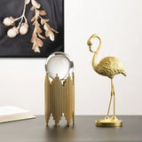 Hjemix | Nordisk Flamingo Figur Figur Statue Skulptur Stue Kontor Bryllup Fest Ornamenter Hjem Dekorasjon Tilbehør