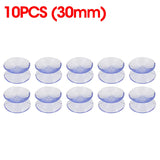 Hjemix | 5/20PCS Dobbelt-sidede plast sugekopper - Rutsjesikre klare vakuumsugere for glass, bilvinduer, bordplater, DIY såpeholder