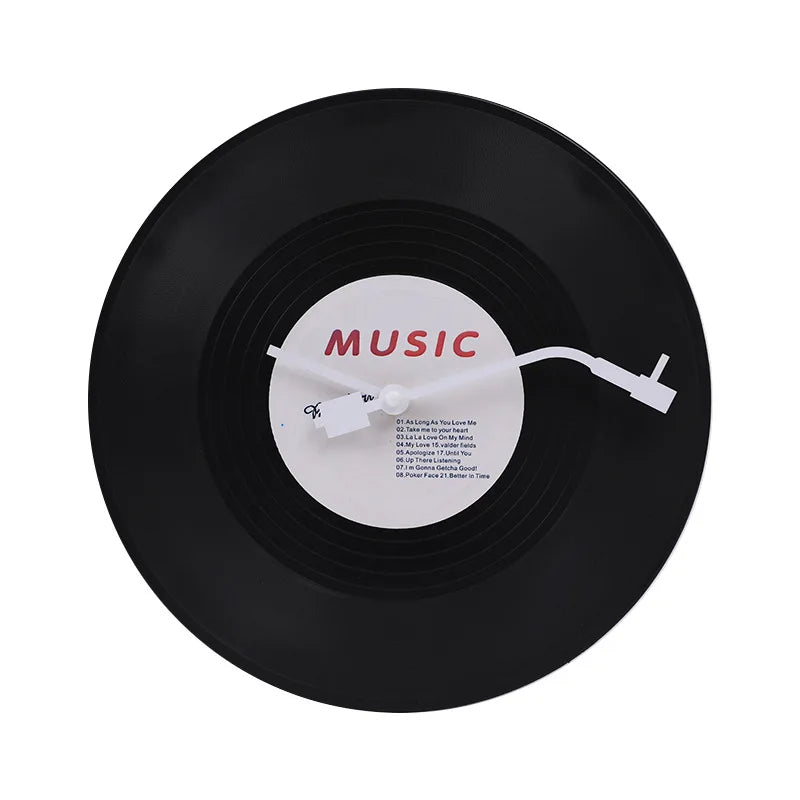 Hjemix | Musikalisk Vinyl Plakatveggklokke