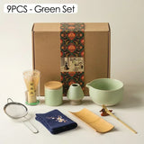 Hjemix | 9-delt japansk matcha te sett