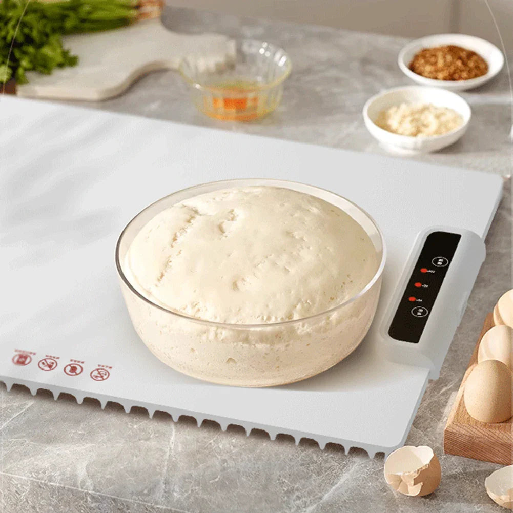 Hjemix | Elektrisk Varmholdingsplate – Justerbar Temperatur Smart Silikon Varmeplate for Fester og Familiebegivenheter