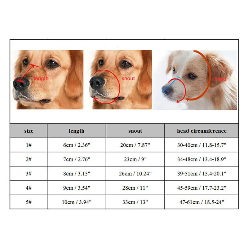Hjemix | Justerbar Silikon Hundemuzzle