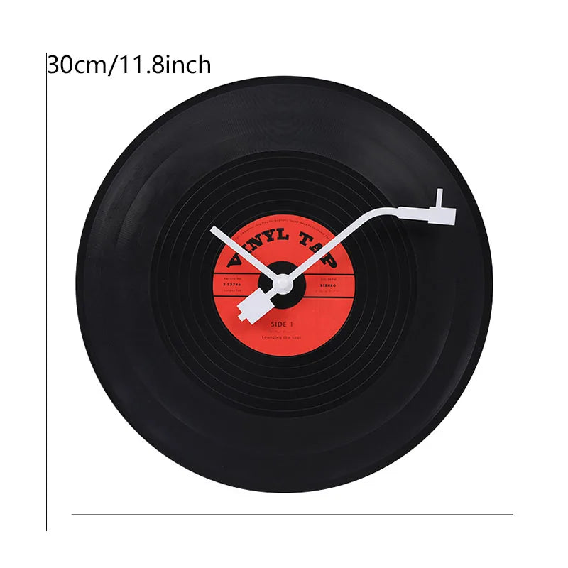 Hjemix | Musikalisk Vinyl Plakatveggklokke