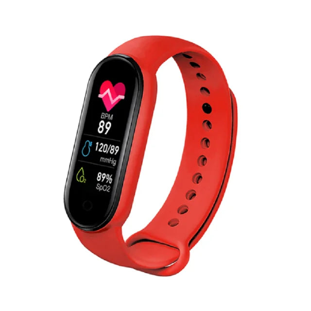 Hjemix | M7 Smartklokke Menn Kvinner Smartband Puls Smartklokke Fitness Tracker Blodtrykk Sport Smartarmbånd for xiaomi iPhone