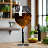 Hjemix | Huge 106 Oz Wine Glass and Beer Mug Combo - 3000ML Extra Large Crystal Glass for Parties, Weddings, and Celebrations