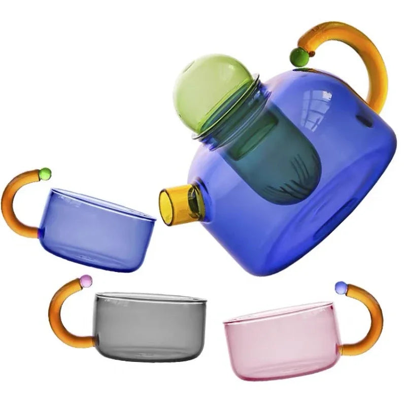 Hjemix | Vintage Fargerik Glass Teapot