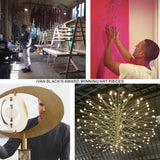 Hjemix | Dream Atellani Square Wave Spin for å avlaste magiske vindklokker for oppheng utendørs som solfangere for hagedekorasjon