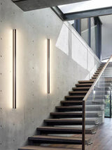 Hjemix | NeroEdge SleekLine Vanntett LED Vegglampe – Moderne Utendørslampe i Svart