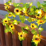 Hjemix | Kunstige vinplanter med LED-lamper for oppheng