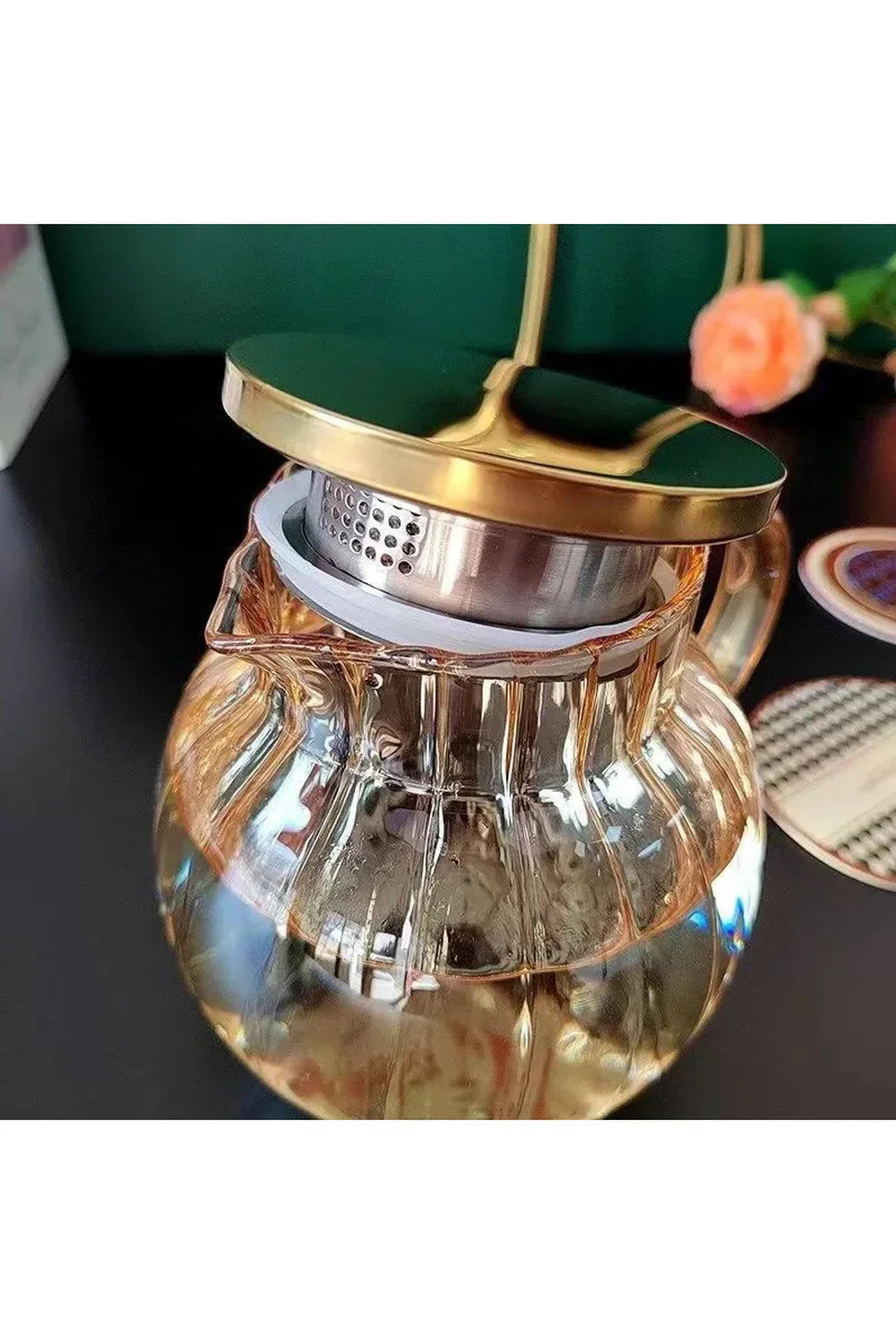 Hjemix | Glass Teapot Infuser Set
