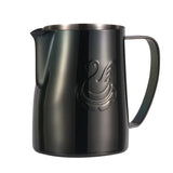 Hjemix | 600ml rustfritt stål kaffekanne melkeskummer kopp kremfremstiller espresso latte kunst verktøy elegant svane