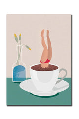 Hjemix | God Morgen Kaffe Lerret Plakat