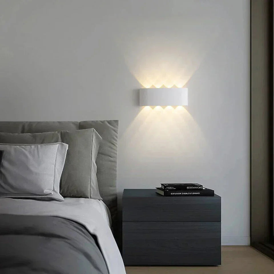 Hjemix | Moderne belysning, innendørs eller utendørs: Den allsidige LED-vegglampen