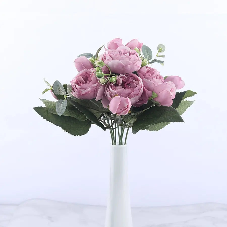 Hjemix | Silky Rose Gypsophila Bouquet