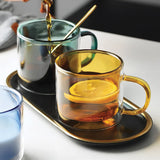 Hjemix | DoublyMug | Farget glasskrus for varme drikker