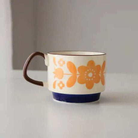 Norvo | Enestående retro kaffekopper laget av keramikk – tilgjengelig i 8 forskjellige mønstre