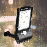 Hjemix | Sollys utendørs 36 LED super lys solcellelampe 280LM bevegelsessensor sikkerhetslys trådløse vanntette fleksible vegglys