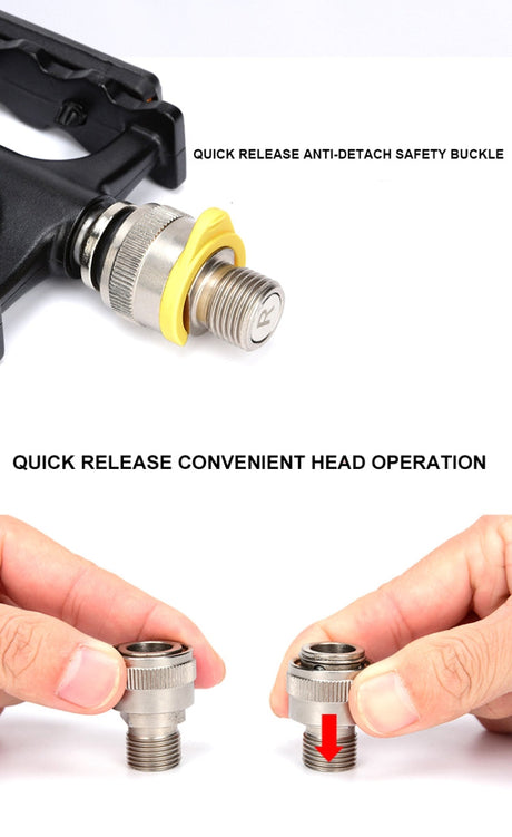 Hjemix | PROMEND Rask Utgivelse Ultralett Aluminiumlegering Lager Sykkel Pedaler