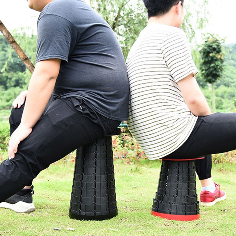 Hjemix | Utendørs Bærbar Sammenlegbar Teleskopisk Plast Håndverker Camping Fisking Hage Stol (Lilla)