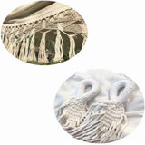 Hjemix | Quast Hengekøye Dobbel Canvas Hengekøye Utendørs Innendørs Fotopropper, Spesifikasjon: 200x150cm Hvit