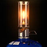 Hjemix | BRS-55 Utendørs Campingbelysning Mini Damplys Telt Gass Løs Stearinlys