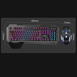 Hjemix | K680 RGB Oppladbart Gaming Trådløst Tastatur og Mus Sett (Svart)