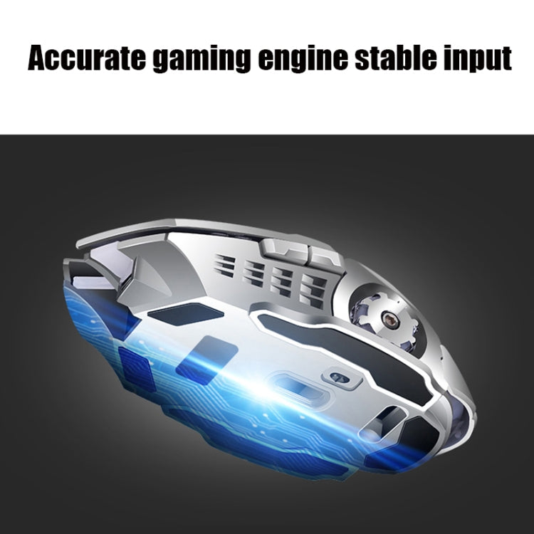 Hjemix | K680 RGB Oppladbart Gaming Trådløst Tastatur og Mus Sett (Svart)