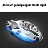 Hjemix | K680 RGB Oppladbart Gaming Trådløst Tastatur og Mus Sett (Svart)