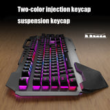 Hjemix | K680 RGB Oppladbart Gaming Trådløst Tastatur og Mus Sett (Svart)
