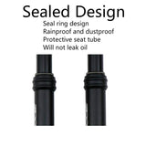 Hjemix | ZOOM Sykkel Kabel Kontrollert Hydraulisk Fjæring Setepinne Terrengsykkel Setepost, Størrelse: 30.9mm, Spesifikasjon: 400mm Intern Kabling