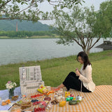 Hjemix | FP1409 6mm Tykkelse Fuktbestandig Strandmatte Utendørs Camping Teltmatte Uten Bæreveske, Størrelse: 150x200cm (Neon)