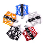 Hjemix | Sykkelpedal Terrengsykkel Aluminium Alloy Palin Pedal Non-Slip Bearing Pedal (901-2 Rød)