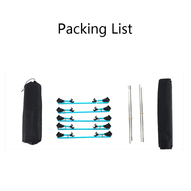 Hjemix | CLS Utendørs Lett Sammenleggbar Seng Camping Enkel Fritidsseng (Grå)