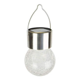 Hjemix | 12 PCS Snap Ball Solar Chandelier Utendørs Hage Gårdsplass Ferie Dekorativ Lys med Klemme (Varm Hvit Lys)