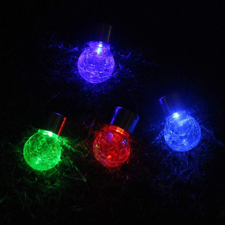 Hjemix | 12 PCS Snap Ball Solar Chandelier Utendørs Hage Gårdsplass Ferie Dekorativ Lys med Klemme (Varm Hvit Lys)