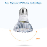 Hjemix | LED Plantevekstlampe Fullspekter E27 Plantefyllingslys, Effekt: 30W 40 Lampeperler