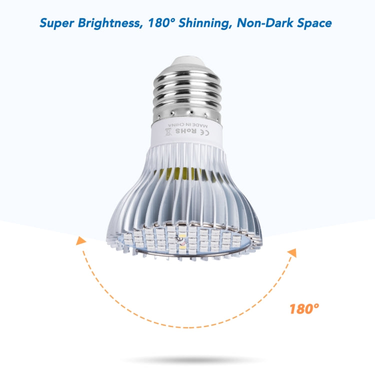 Hjemix | LED Plantevekstlampe Full Spektrum E27 Plantefyllingslys, Effekt: 100W 150 Lyspærer
