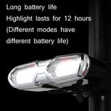 Hjemix | Sykkel Smart Trådløs Fjernkontroll Kjørekontroll Varsellykt (DT-6002Z)