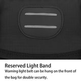 Hjemix | SAHOO 11L Forstørret Sykkel Frontveske Terrengsykkel Klemme Mesh vanntett og slitesterk Styreveske (Svart)