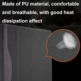 Hjemix | For Samsung Galaxy Book Pro 13.3 Tommer Lær Laptop Anti-Fall Beskyttelsesveske med Stativ (Svart)