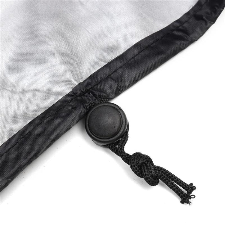 Hjemix | Utendørs Strandstol Støvtett og Vanntett Beskyttelsesdeksel for Rokkestol, Størrelse: 210x75x80cm (Svart+ Sølv)