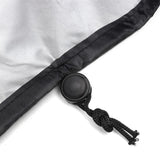 Hjemix | Utendørs Strandstol Støvtett og Vanntett Beskyttelsesdeksel for Rokkestol, Størrelse: 210x75x80cm (Svart+ Sølv)